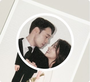 고화질 인쇄 실물 확대
